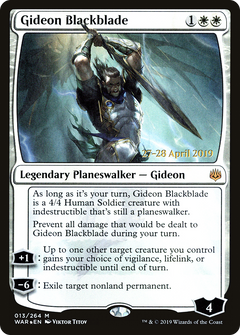 Gideon Blackblade [War of the Spark Prerelease Promos]-1