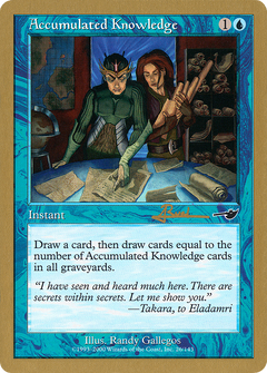 Accumulated Knowledge - 2001 Antoine Ruel (NMS) (WCD-) - World Championship Decks 2001-1