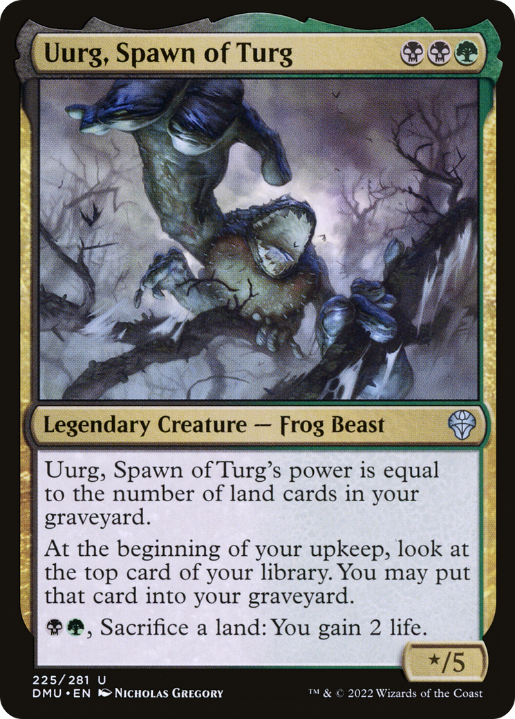 Uurg, Spawn of Turg (DMU-225) - Dominaria United Foil-1