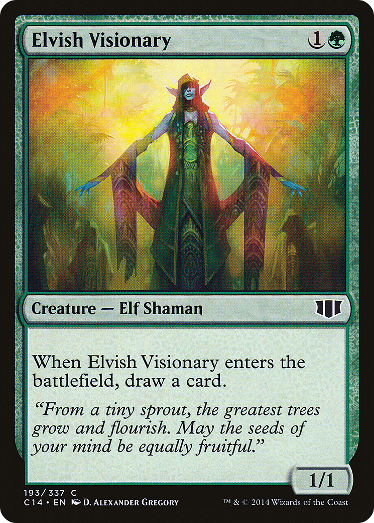 Elvish Visionary [Commander 2014]-1