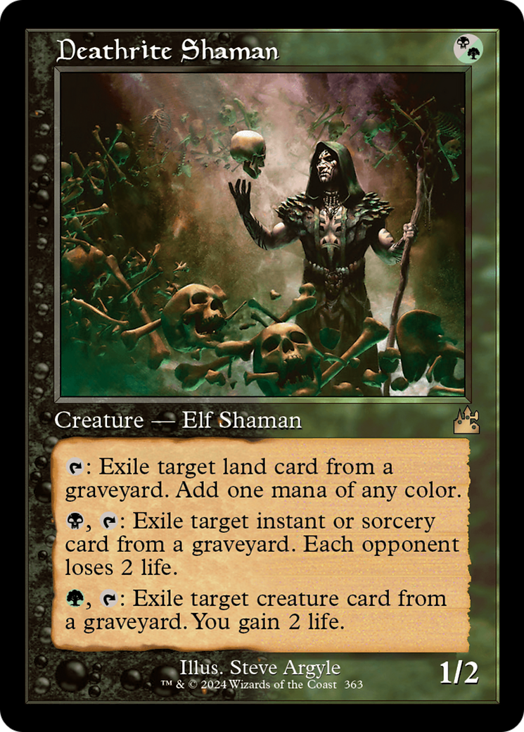 Deathrite Shaman (Retro Frame) [Ravnica Remastered]-1