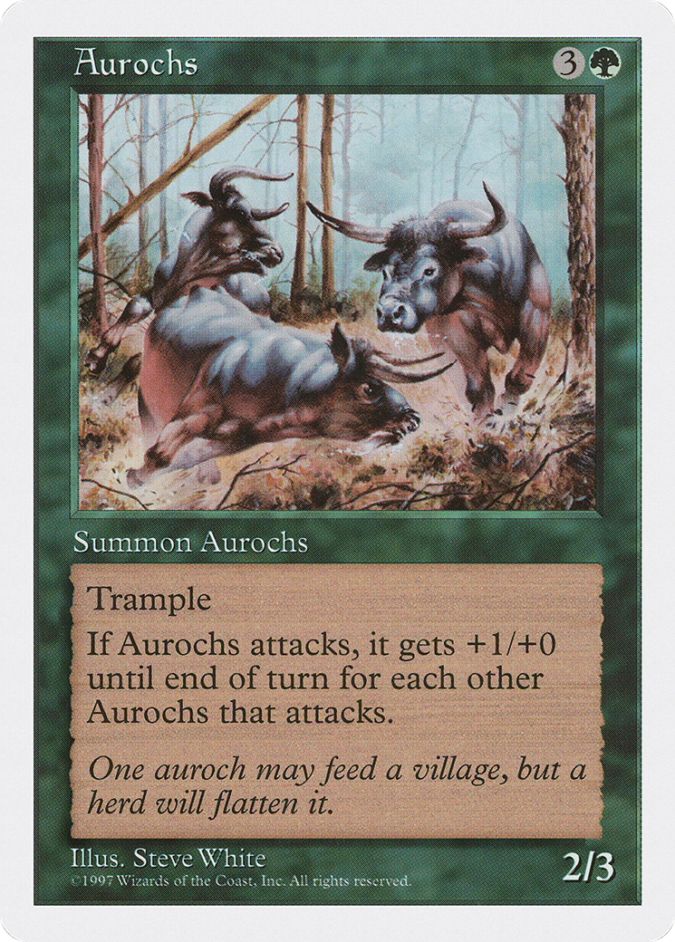 Aurochs [Fifth Edition]-1