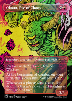 Okaun, Eye of Chaos // Okaun, Eye of Chaos (Borderless) [Secret Lair Drop Series]-2