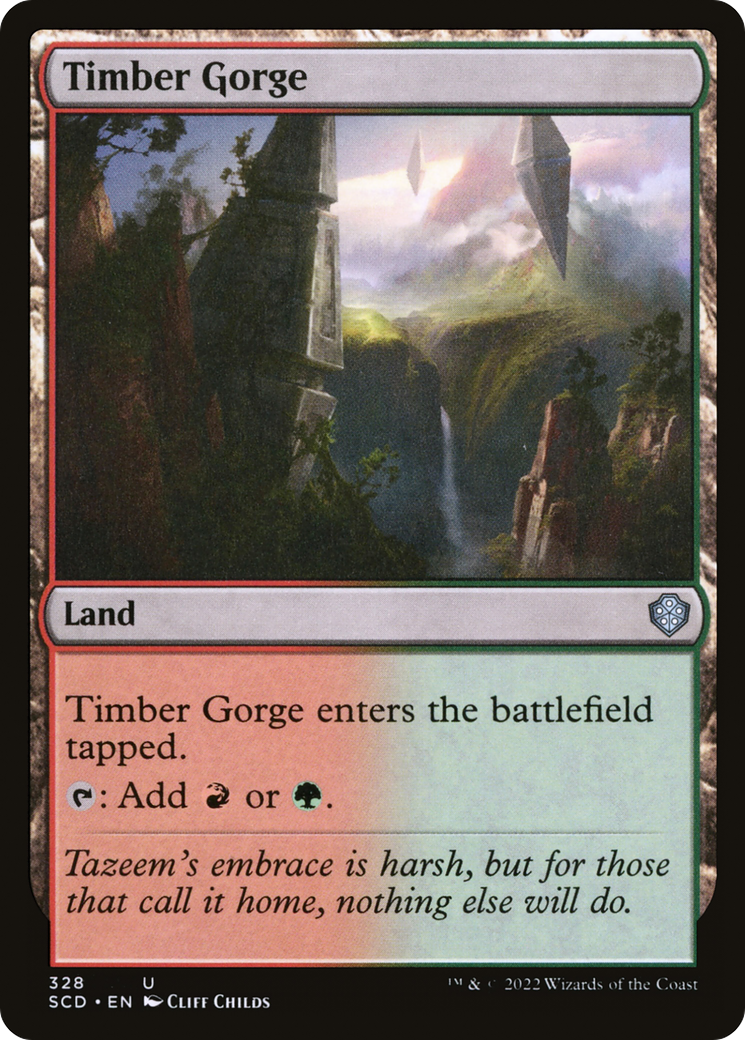 Timber Gorge (SCD-328) - Starter Commander Decks-1