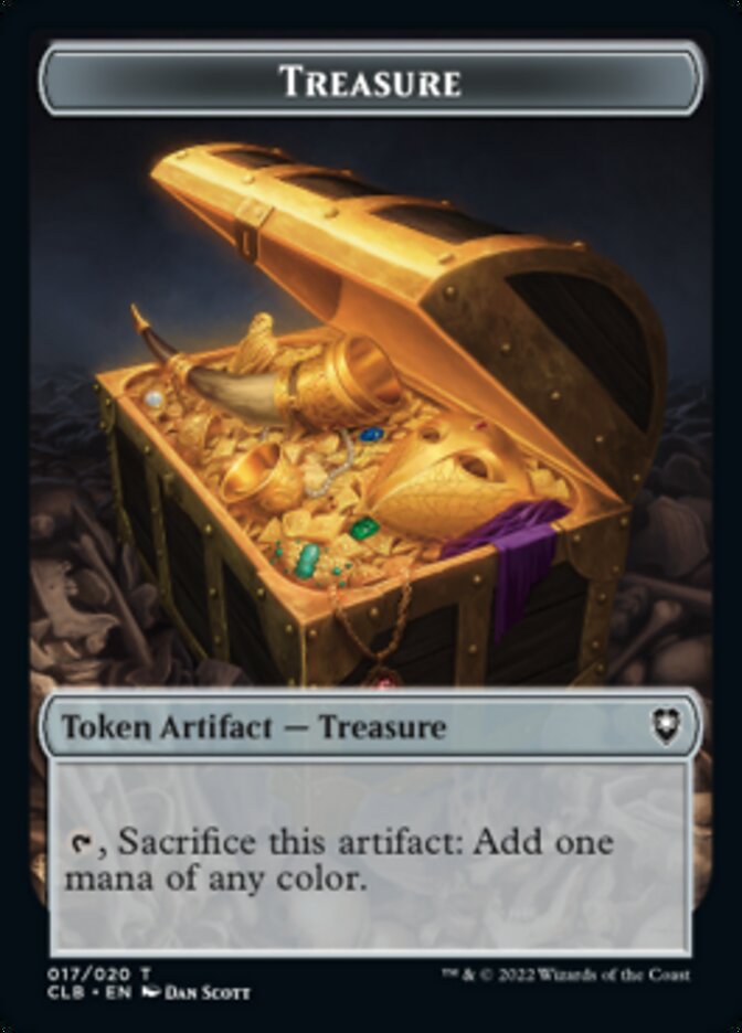 Treasure Token [Commander Legends: Battle for Baldur's Gate Tokens]-1