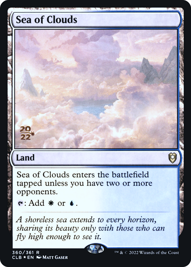Sea of Clouds [Commander Legends: Battle for Baldur's Gate Prerelease Promos]-1