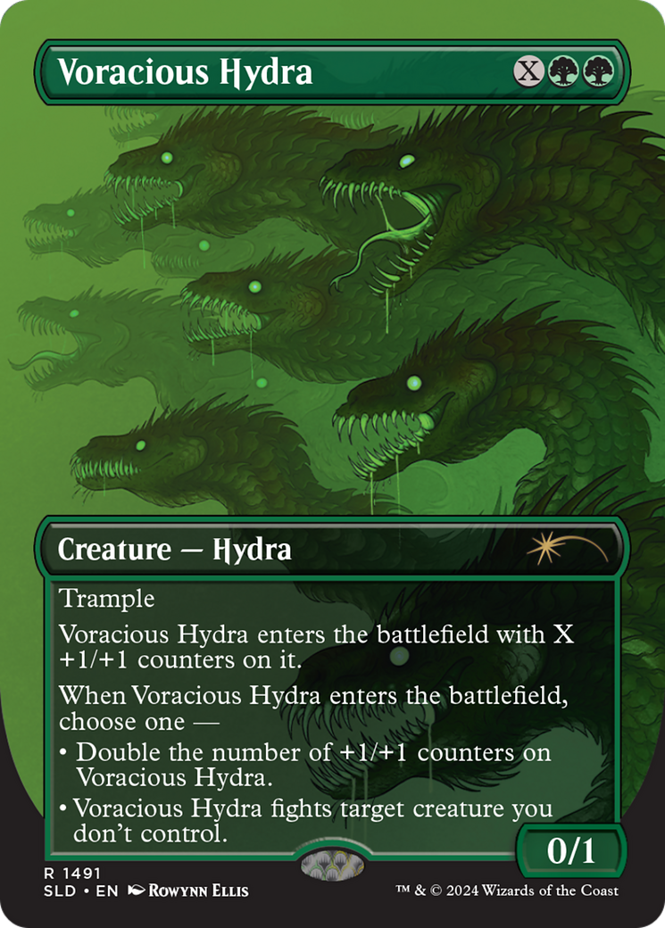 Voracious Hydra (SLD-1491) - Secret Lair Drop (Borderless)-1