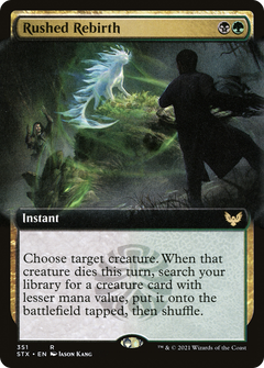 Rushed Rebirth (Extended Art) [Strixhaven: School of Mages]-1