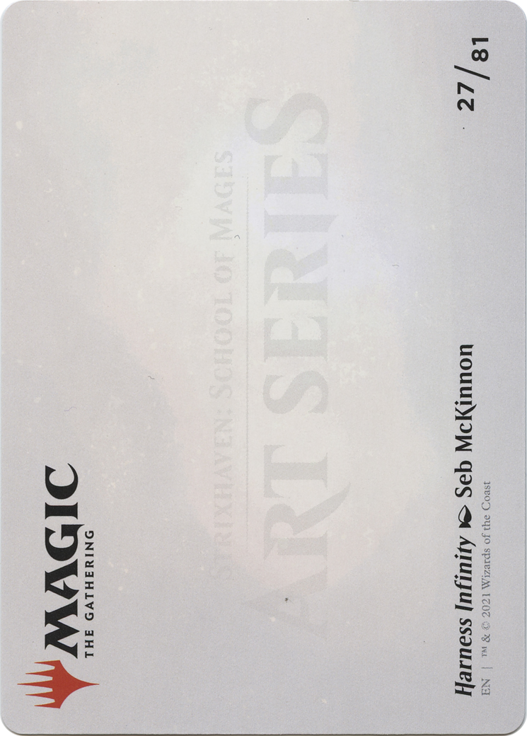 Harness Infinity // Harness Infinity (ASTX-027) - Strixhaven Art Series (Borderless)-2
