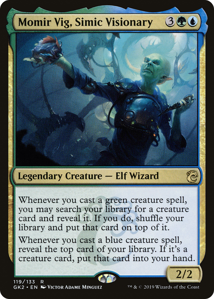 Momir Vig, Simic Visionary [Ravnica Allegiance Guild Kit]-1
