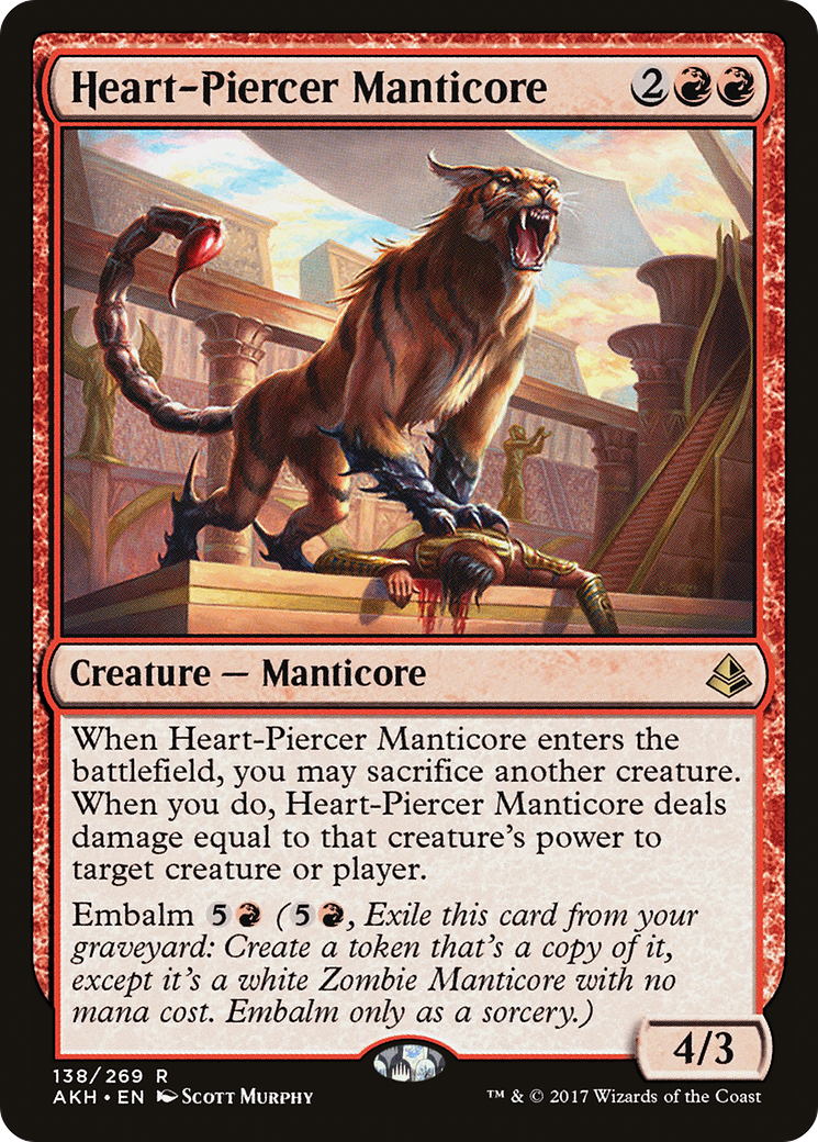 Heart-Piercer Manticore [Amonkhet]-1