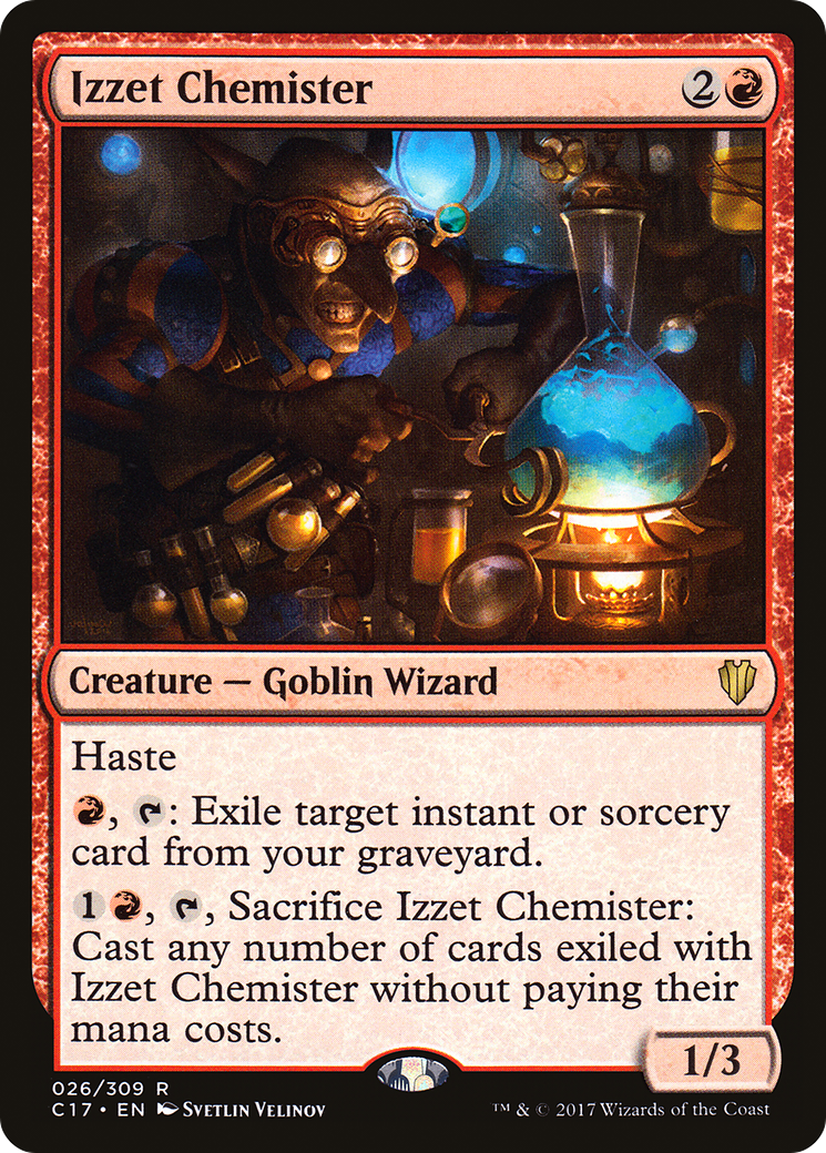 Izzet Chemister [Commander 2017]-1