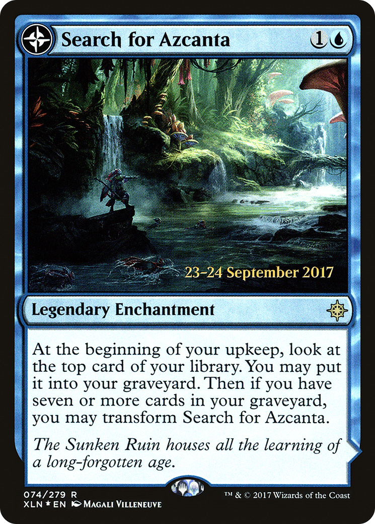 Search for Azcanta // Azcanta, the Sunken Ruin [Ixalan Prerelease Promos]-4