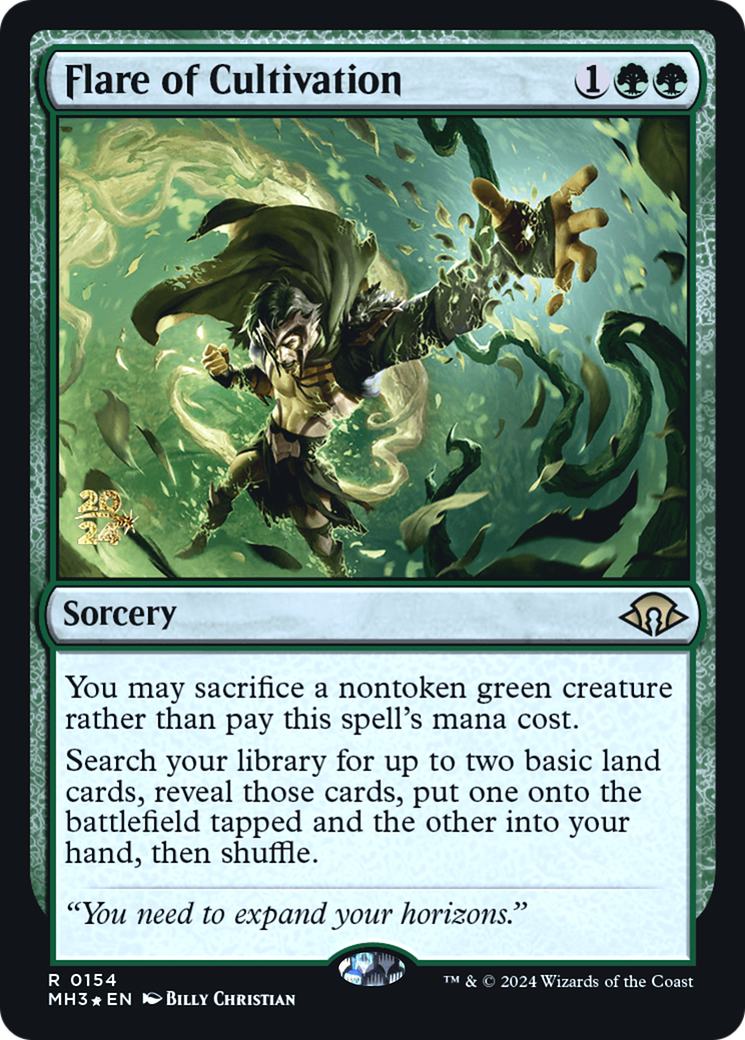 Flare of Cultivation [Modern Horizons 3 Prerelease Promos]-1