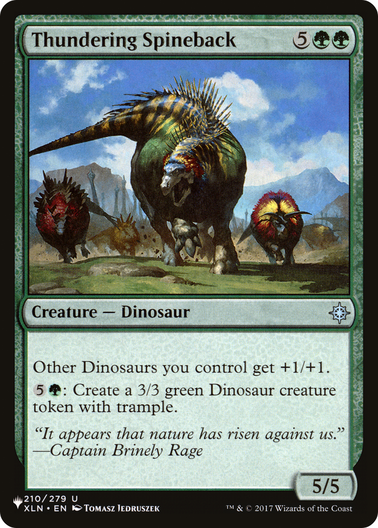 Thundering Spineback [The List]-1