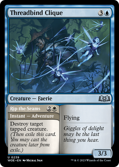 Threadbind Clique // Rip the Seams [Wilds of Eldraine]-1