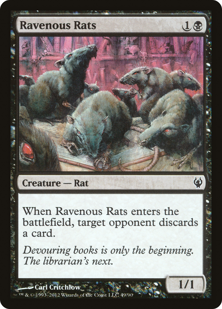 Ravenous Rats [Duel Decks: Izzet vs. Golgari]-1