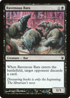 Ravenous Rats [Duel Decks: Izzet vs. Golgari]-1
