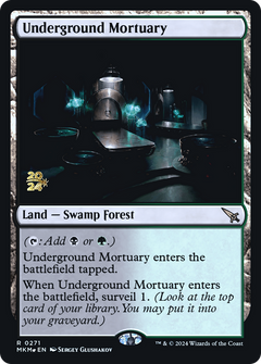 Underground Mortuary (PRE-271) - Murders at Karlov Manor Promos Foil-1