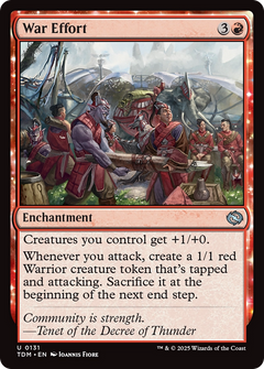 War Effort (TDM-131) - Tarkir: Dragonstorm: (enchantment)-1
