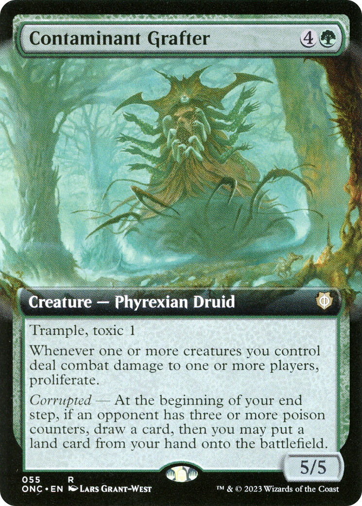 Contaminant Grafter (Extended Art) [Phyrexia: All Will Be One Commander]-3