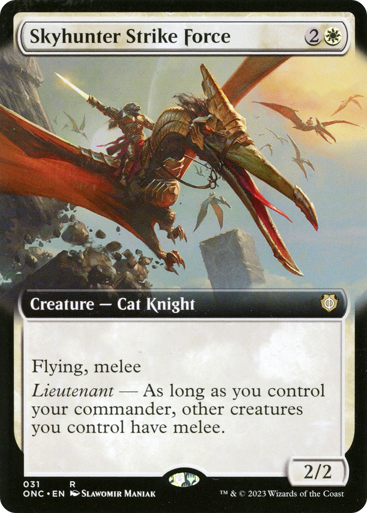 Skyhunter Strike Force (Extended Art) [Phyrexia: All Will Be One Commander]-3