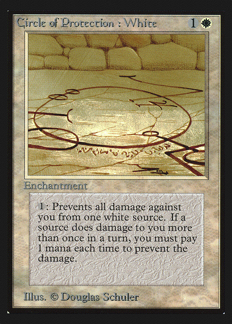 Circle of Protection: White (IE) (IED-) - Intl. Collectors' Edition-1