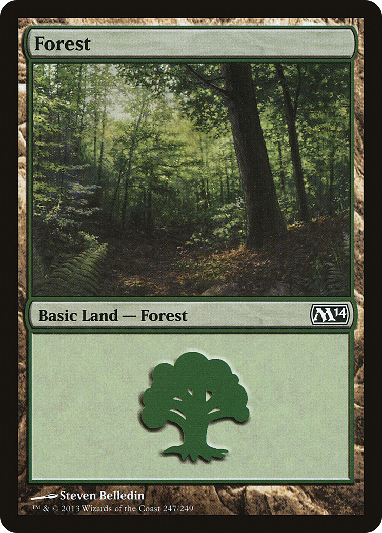 Forest (247) [Magic 2014]-1