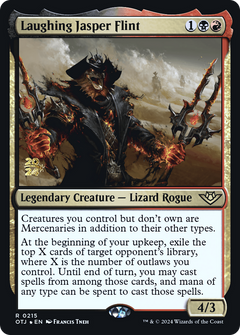 Laughing Jasper Flint [Outlaws of Thunder Junction Prerelease Promos]-1