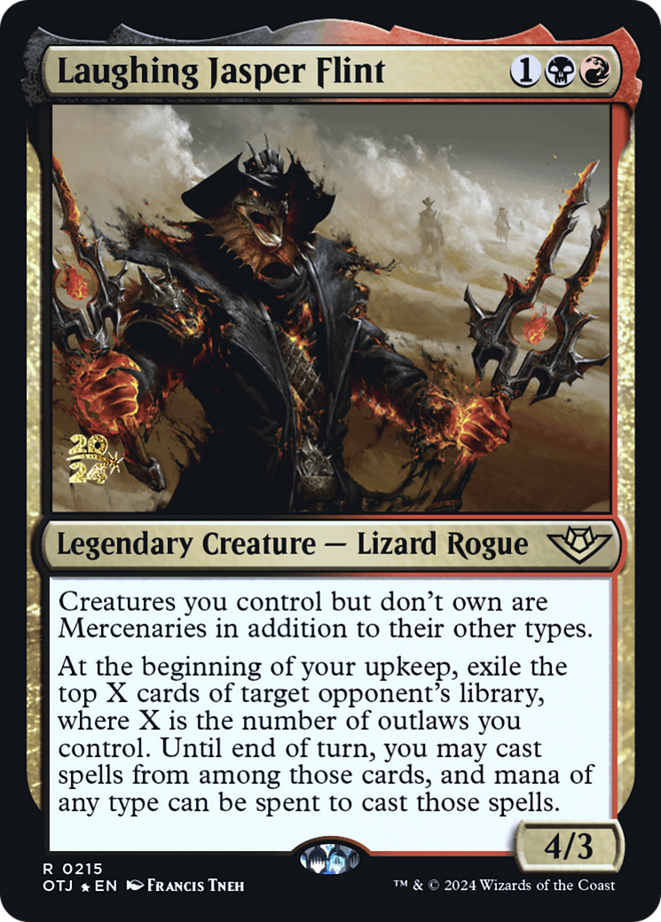 Laughing Jasper Flint [Outlaws of Thunder Junction Prerelease Promos]-1