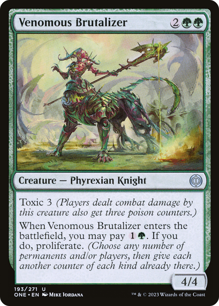 Venomous Brutalizer (ONE-193) - Phyrexia: All Will Be One Foil-1