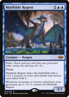 Murktide Regent (Promo Pack) [Murders at Karlov Manor Promos]-1