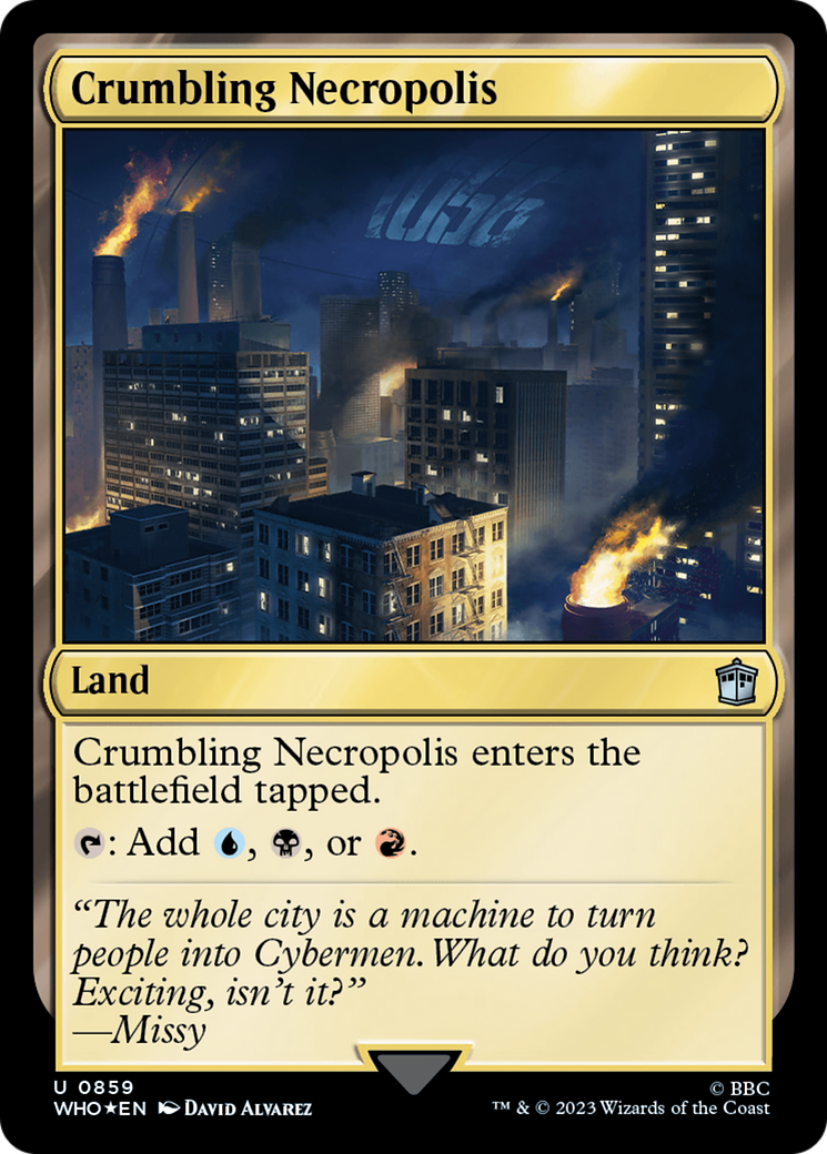 Crumbling Necropolis (Surge Foil) [Doctor Who]-1