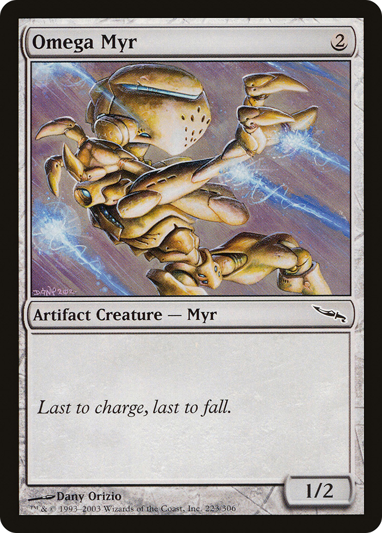 Omega Myr [Mirrodin]-1