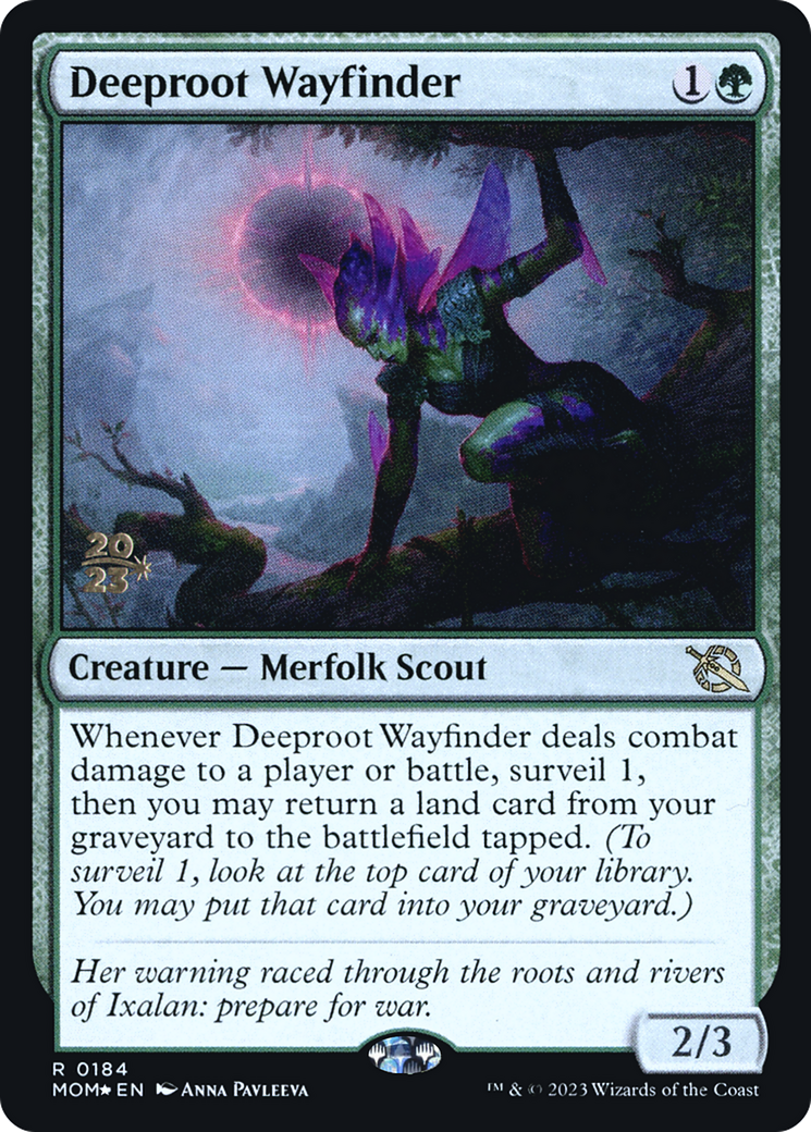 Deeproot Wayfinder [March of the Machine Prerelease Promos]-1