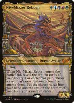 Niv-Mizzet Reborn (Halo Foil) [Multiverse Legends]-1