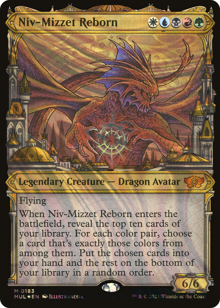 Niv-Mizzet Reborn (Halo Foil) [Multiverse Legends]-1