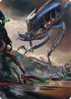 Swamp // Swamp (ABRO-051) - The Brothers' War Art Series (Borderless) Foil-1