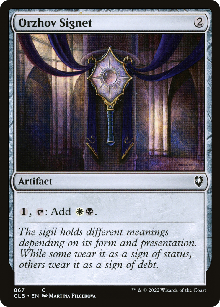 Orzhov Signet [Commander Legends: Battle for Baldur's Gate]-1