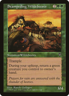 Stampeding Wildebeests [Visions]-1