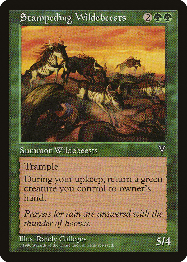 Stampeding Wildebeests [Visions]-1