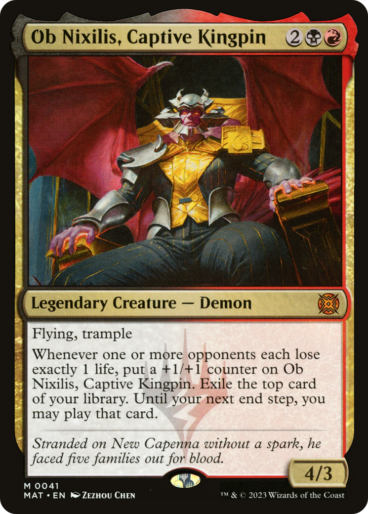 Ob Nixilis, Captive Kingpin [March of the Machine: The Aftermath]-1