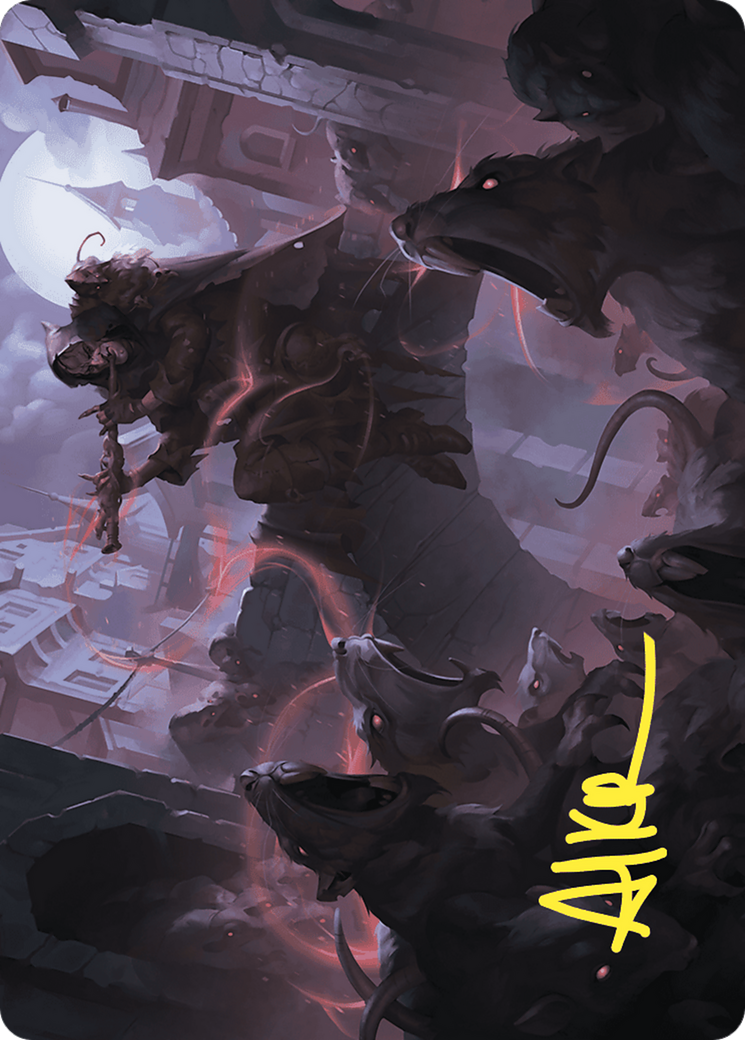 Gnawing Crescendo // Gnawing Crescendo (AWOE-017) - Wilds of Eldraine Art Series (Borderless) Foil-3