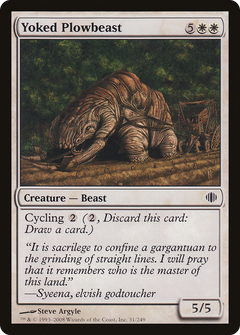 Yoked Plowbeast (ALA-031) - Shards of Alara Foil-1