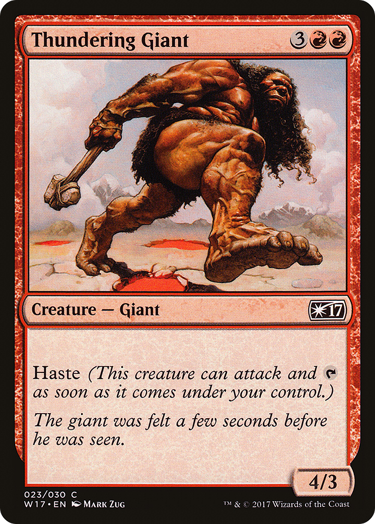 Thundering Giant (W17-023) - Welcome Deck 2017-1