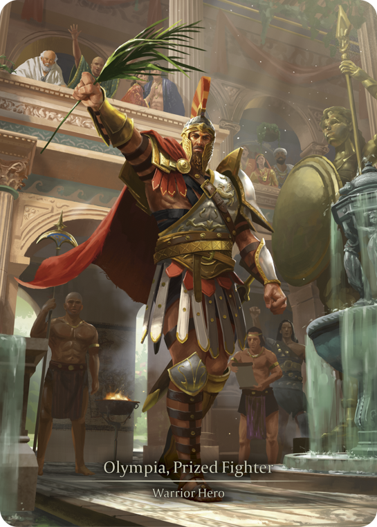 Olympia, Prized Fighter (Marvel) [HVY092] (Heavy Hitters)  Cold Foil-2