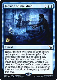 Intrude on the Mind [Murders at Karlov Manor Prerelease Promos]-1