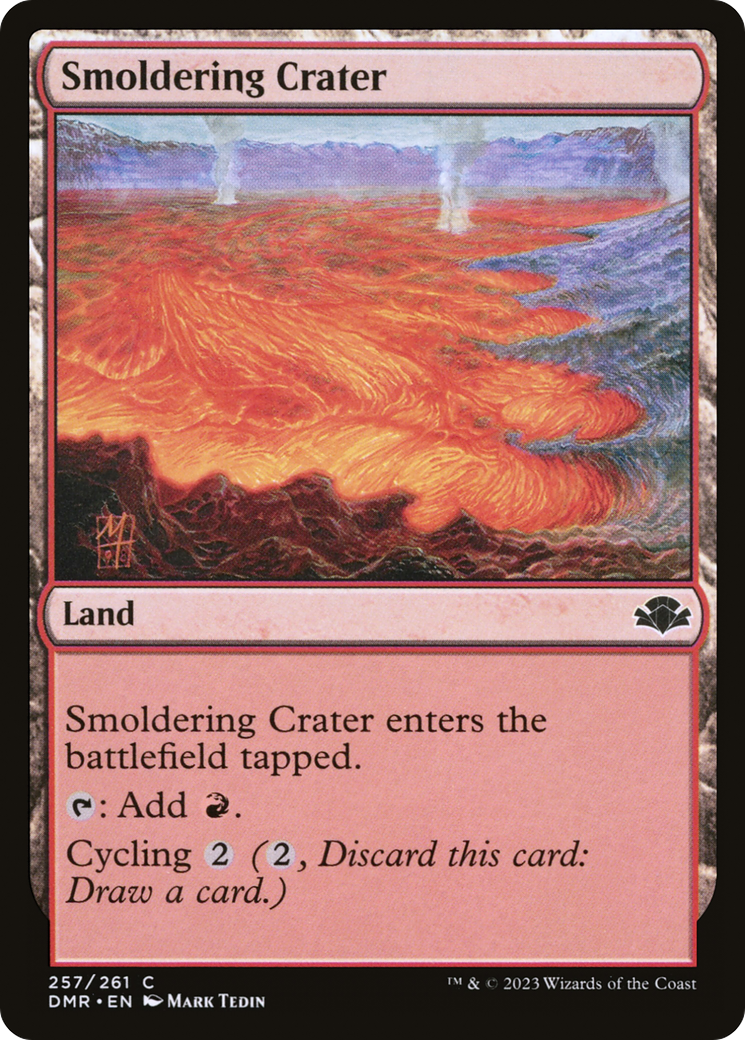 Smoldering Crater [Dominaria Remastered]-1