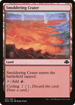 Smoldering Crater [Dominaria Remastered]-1