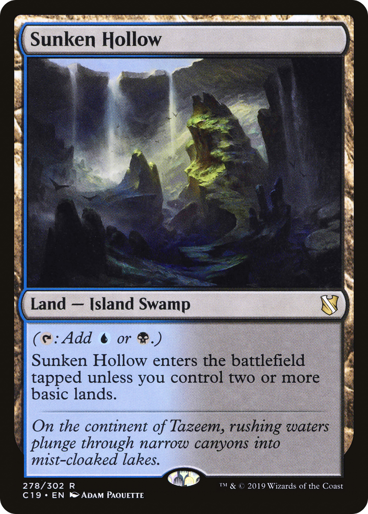 Sunken Hollow [Commander 2019]-1